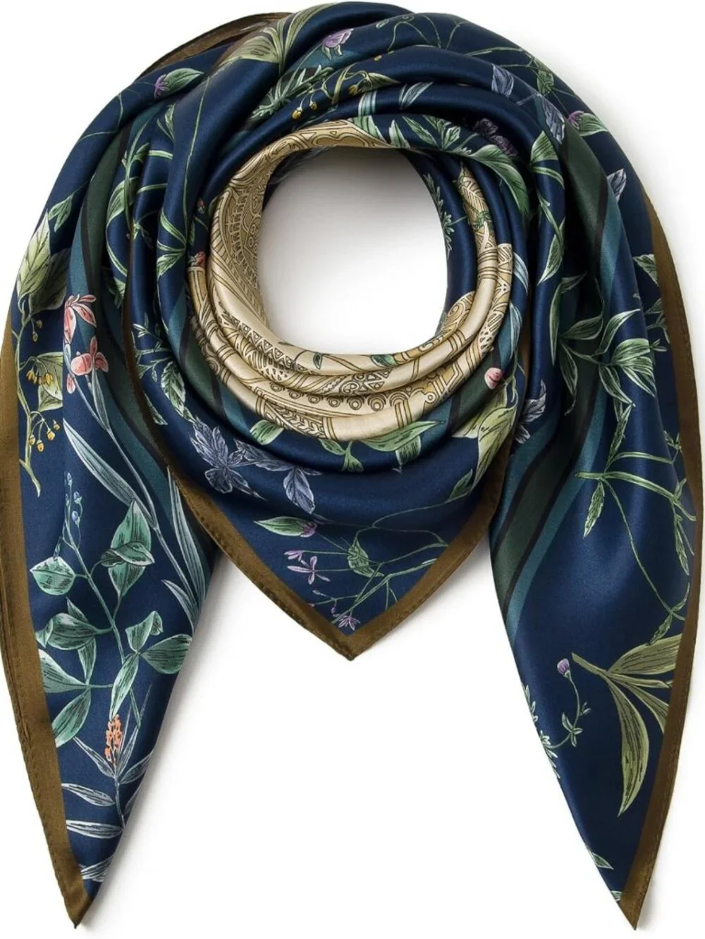 Luxury 100% Mulberry Silk Scarf - Large 35